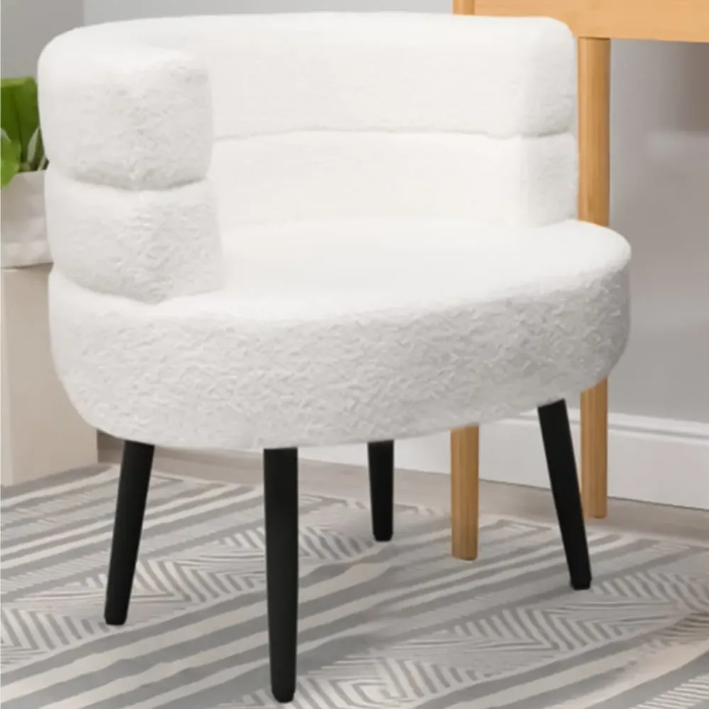 Sherpa Sofa Chair - White image