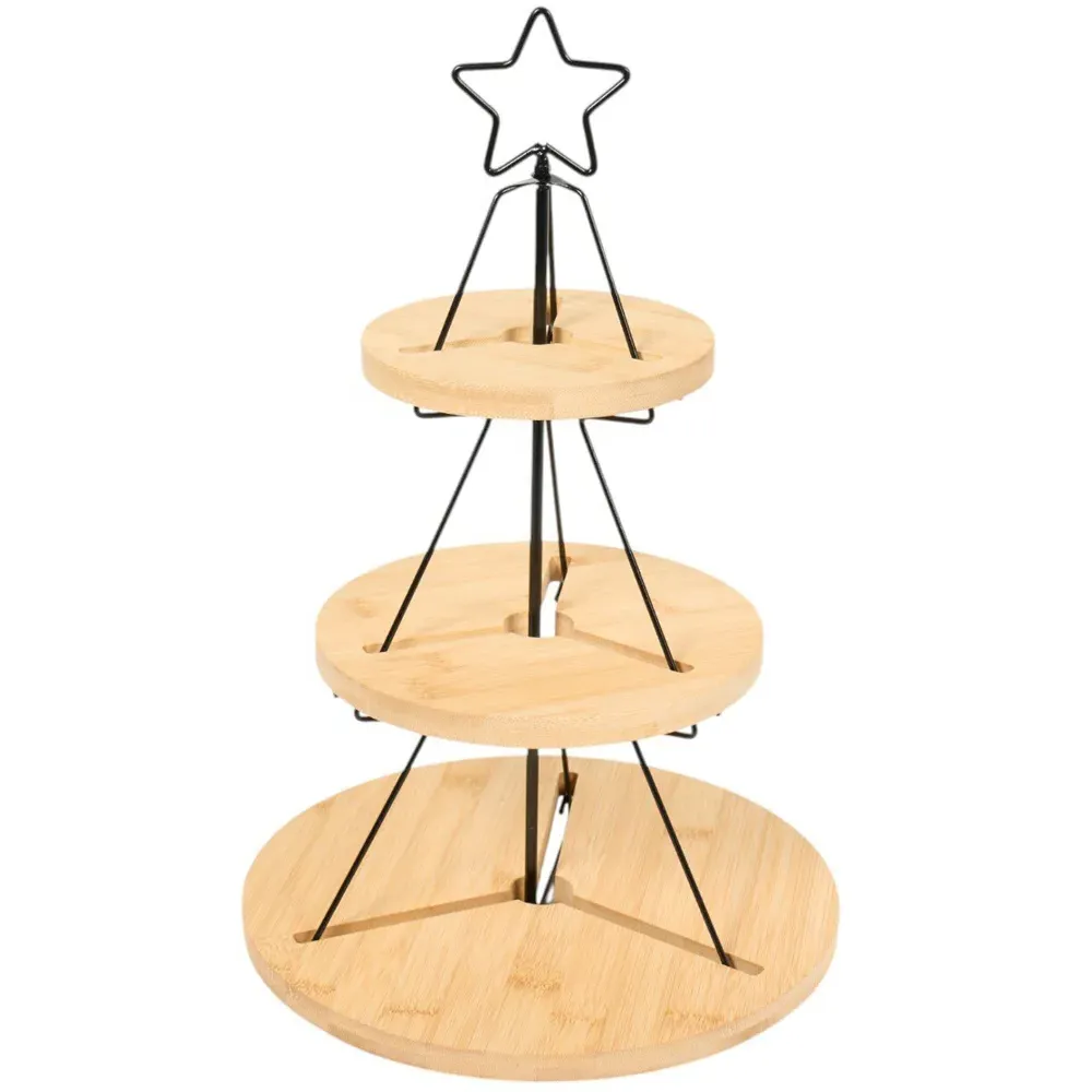 Christmas Tree 3-Tier Cake Stand