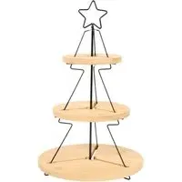 Christmas Tree 3-Tier Cake Stand