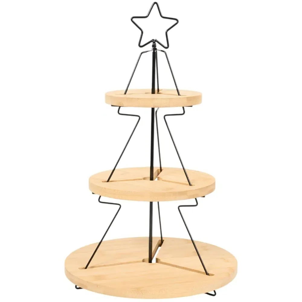 Christmas Tree 3-Tier Cake Stand image