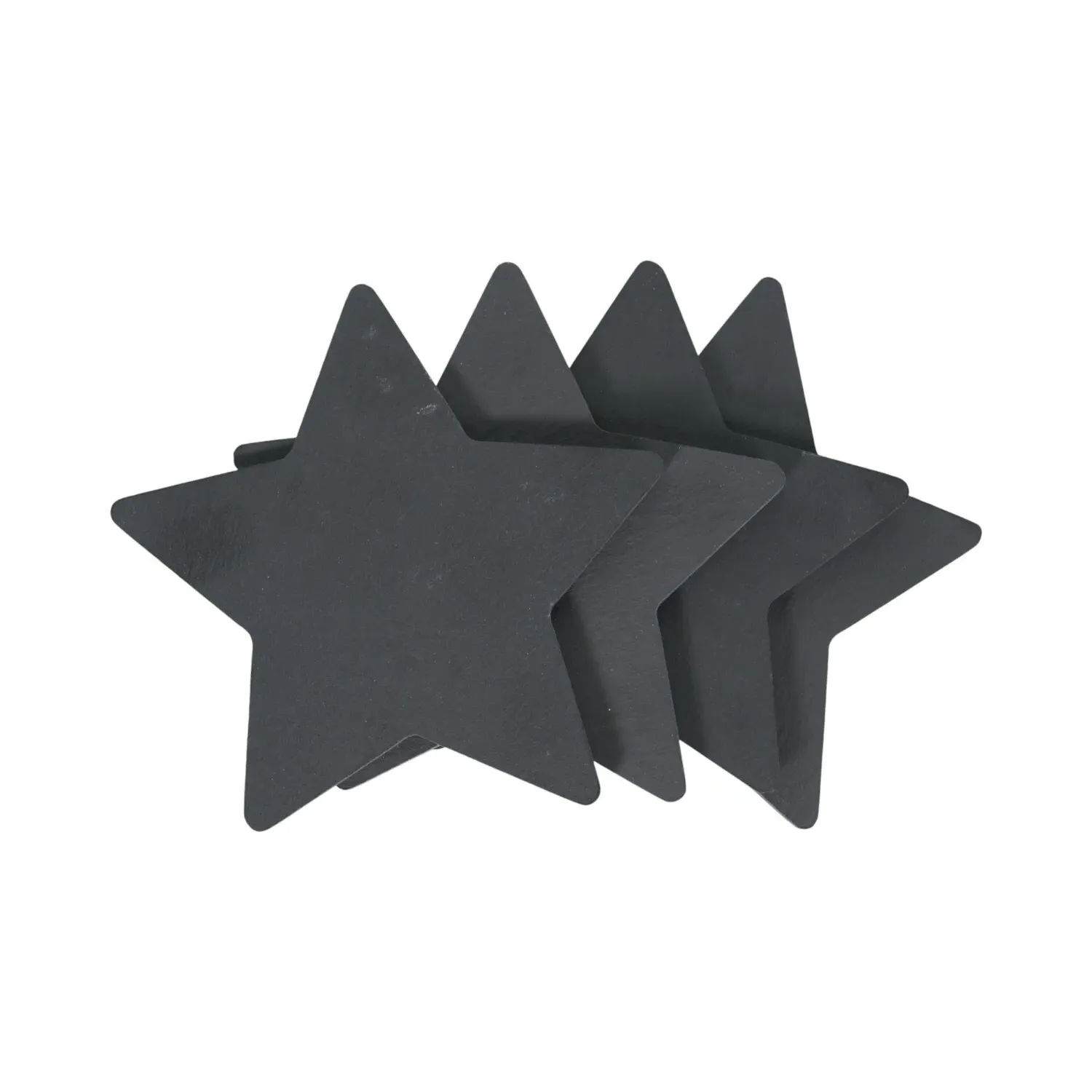 Pack of 4 Star Coasters - Slate