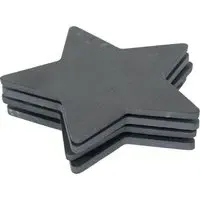 Pack of 4 Star Coasters - Slate