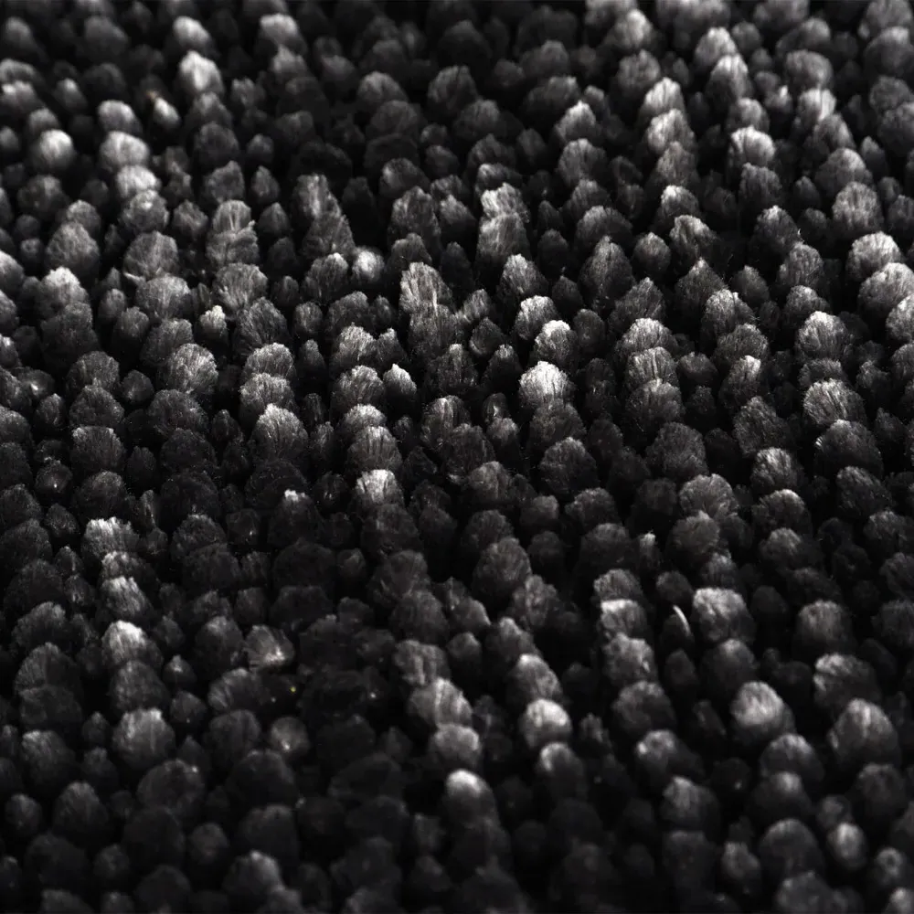 Chenille Bobble Bath Mat - Charcoal Grey