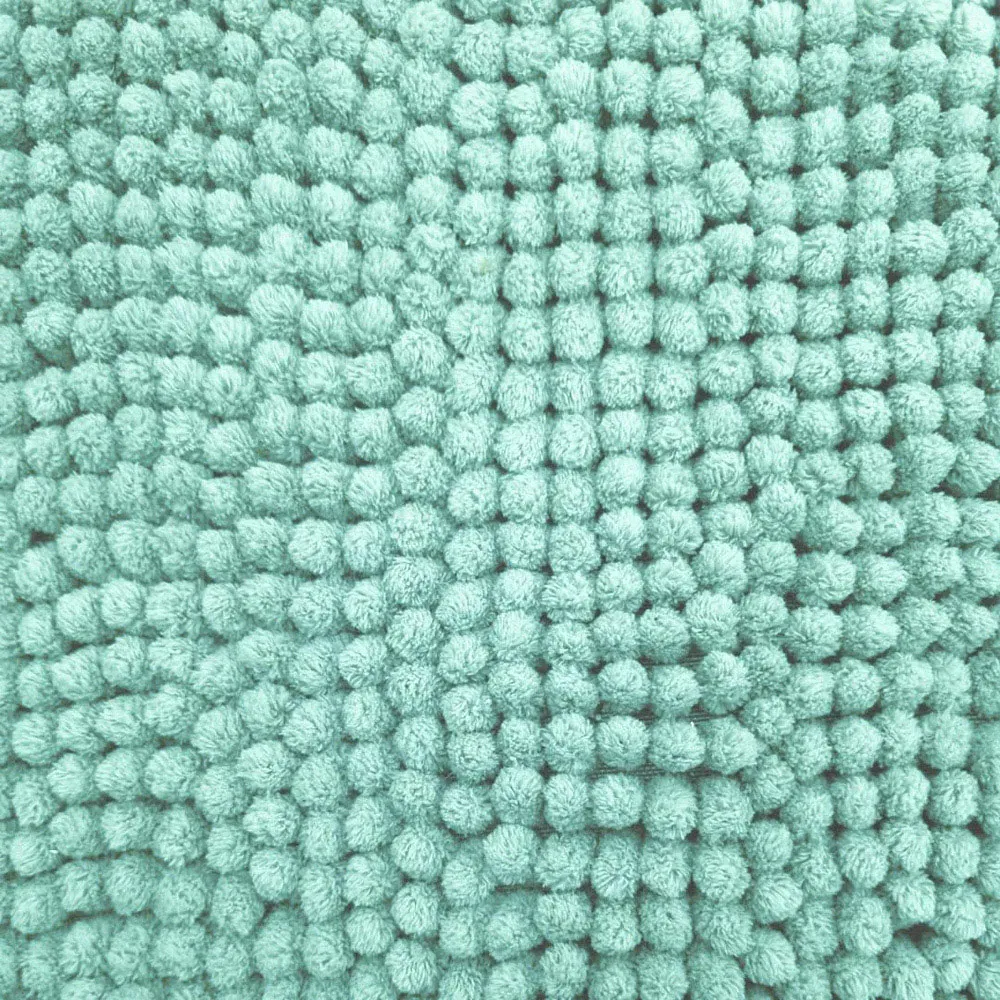 Chenille Bobble Bath Mat - Duck Egg