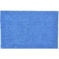 Chenille Non-Slip Bath Mat - Blue, Microfibre
