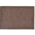 Chenille Non-Slip Bath Mat - Brown, Microfibre