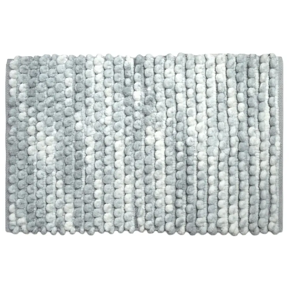 Chunky Bobble Bath Mat - Grey Marble