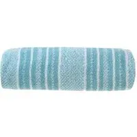 Cotton Stripe Bath Sheet - Blue