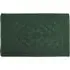 Country House Floral Jacquard Bath Mat - Dark Green, Cotton