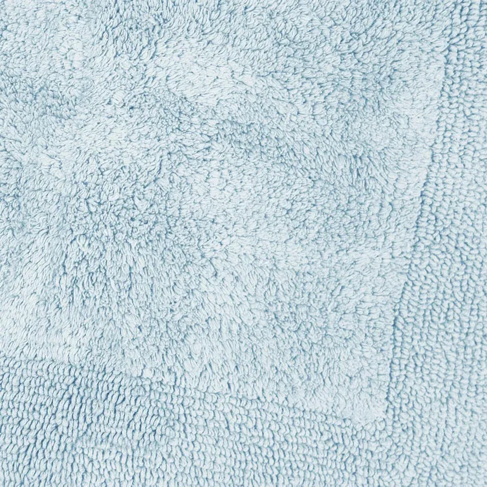 Elegance Reversible Bath Mat - Blue, Cotton