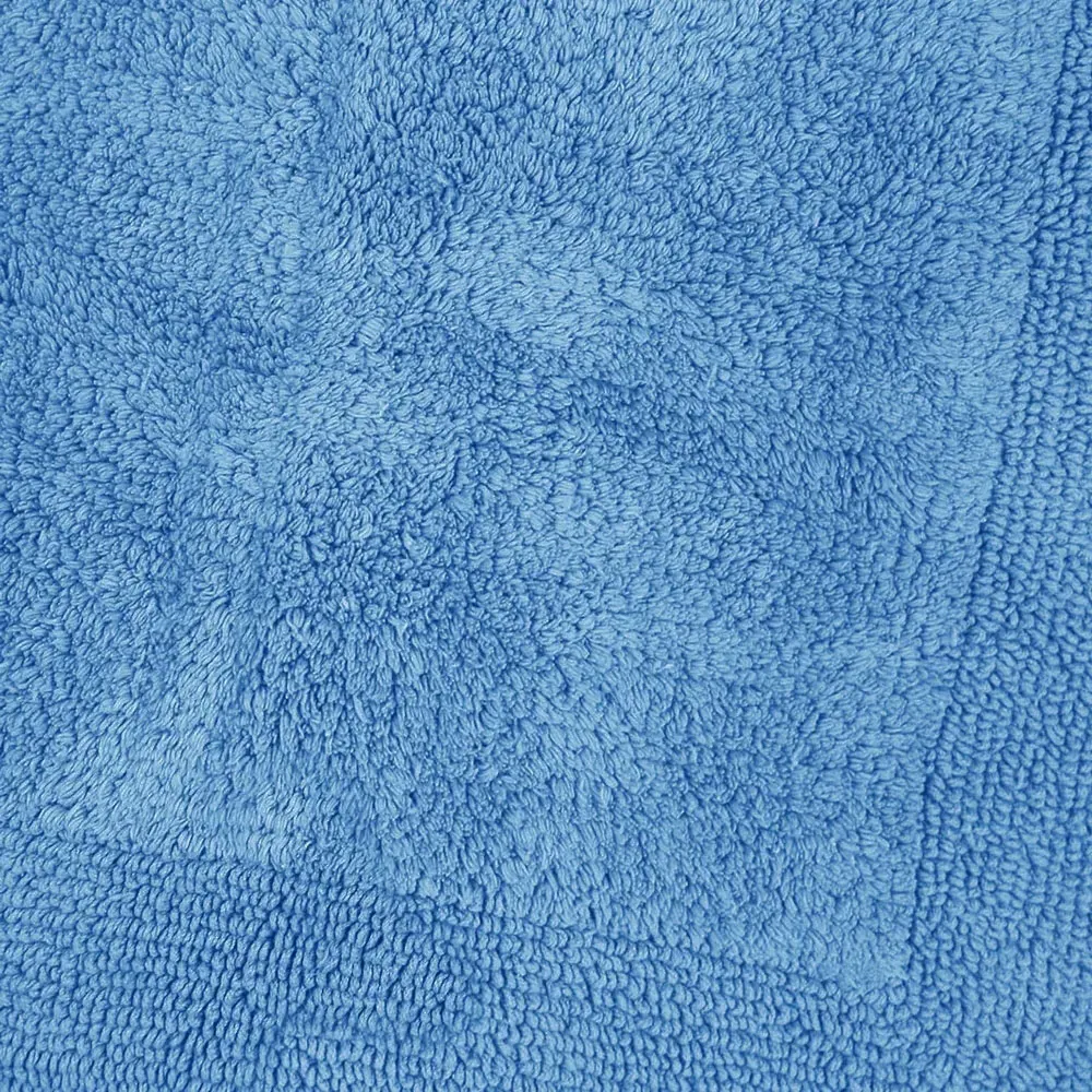 Elegance Reversible Bath Mat - Blue, Cotton