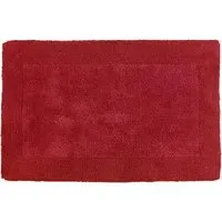 Elegance Reversible Bath Mat - Cranberry, Cotton