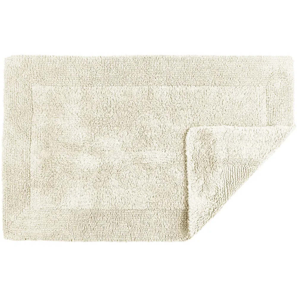 Elegance Reversible Bath Mat - Cream, Cotton