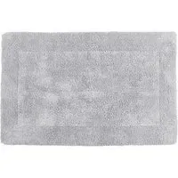 Elegance Reversible Bath Mat - Grey, Cotton