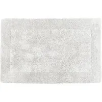 Elegance Reversible Bath Mat - White, Cotton