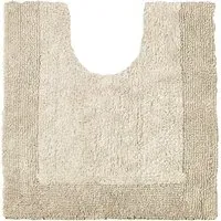 Elegance Reversible Pedestal Mat - Brown, Cotton