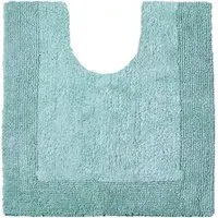 Elegance Reversible Pedestal Mat - Duck Egg, Cotton