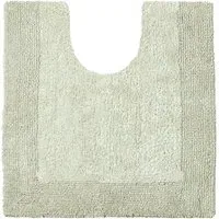 Elegance Reversible Pedestal Mat - Sage Green, Cotton