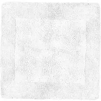 Elegance Square Bath Mat Reversible - White