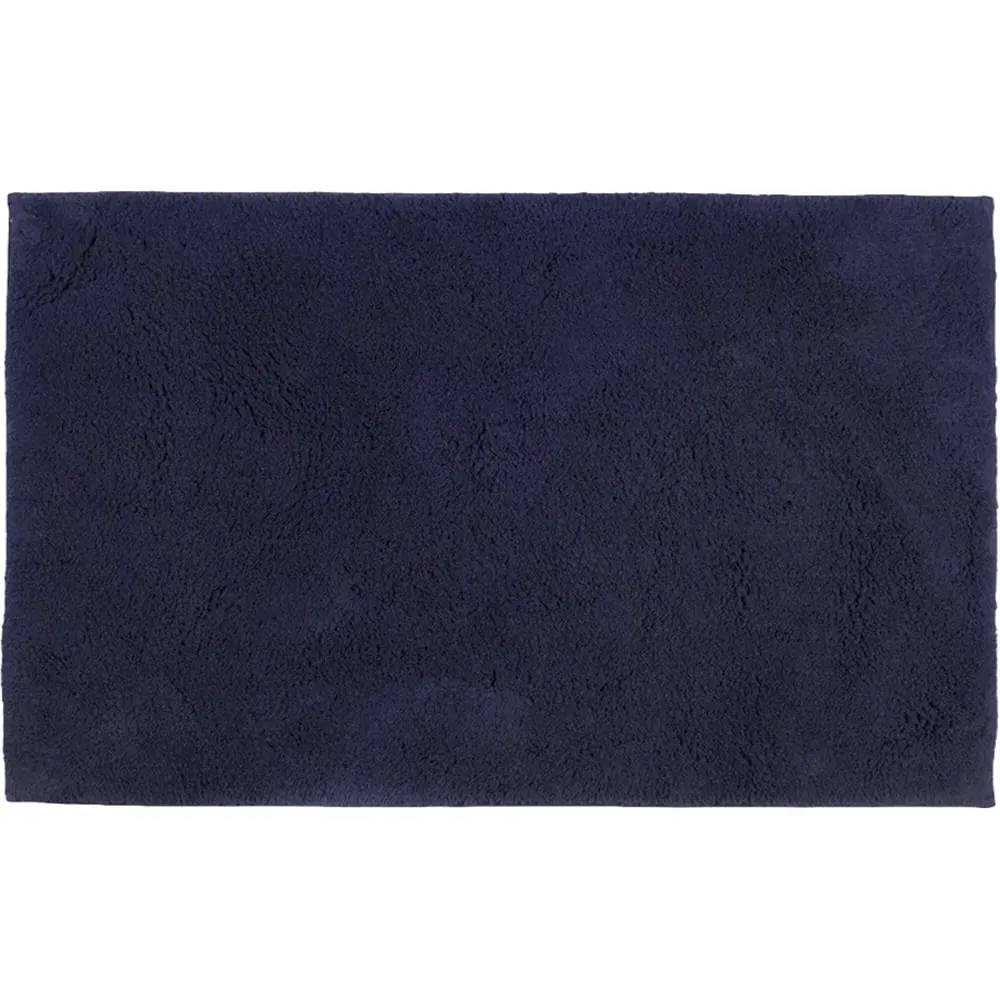 Hotel Deep Pile Bath Mat - Navy, Cotton