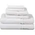 Hotel Essentials 6-Piece Towel Bundle Set - White, Cotton