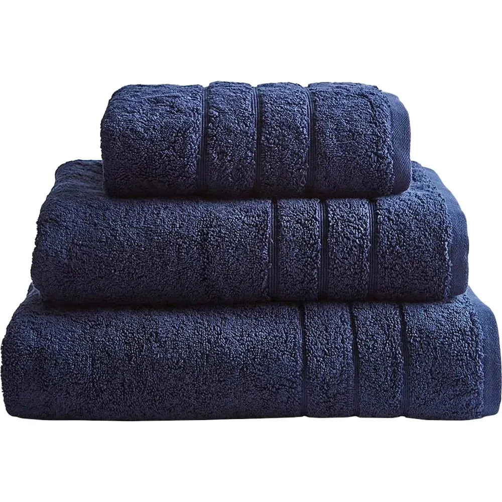 Hotel Heavyweight Bath Towel - Navy, Cotton