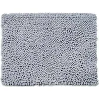 Jumbo Deep Pile Non-Slip Bobble Bath Mat - Dove Grey