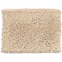Jumbo Deep Pile Non-Slip Bobble Bath Mat - Stone