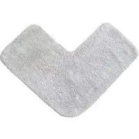 L-Shape Corner Shower Mat - Grey, Cotton