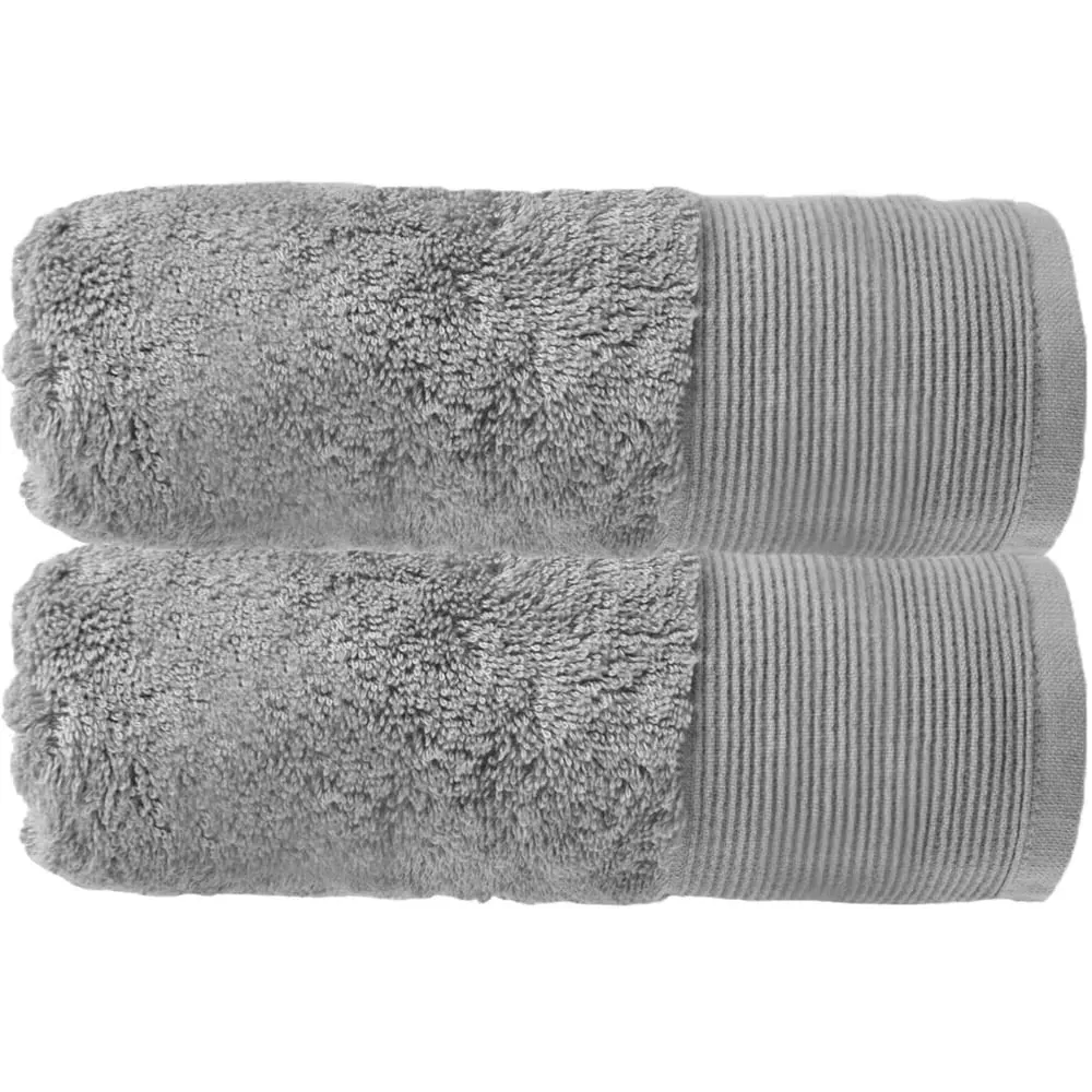 Marlborough Hand Towel - Silver, Bamboo