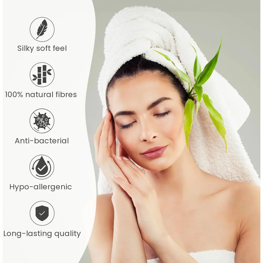 Marlborough Hand Towel - White, Bamboo