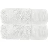 Marlborough Hand Towel - White, Bamboo