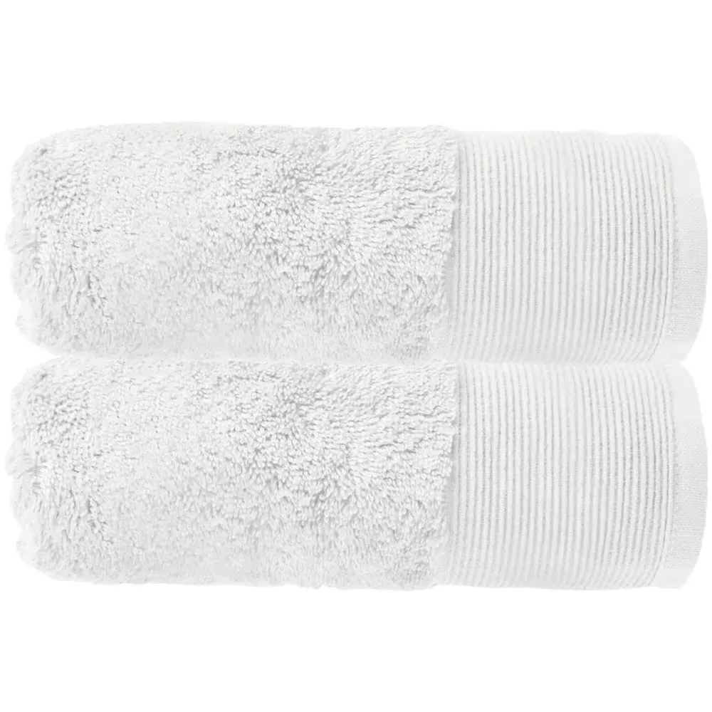 Marlborough Hand Towel - White, Bamboo