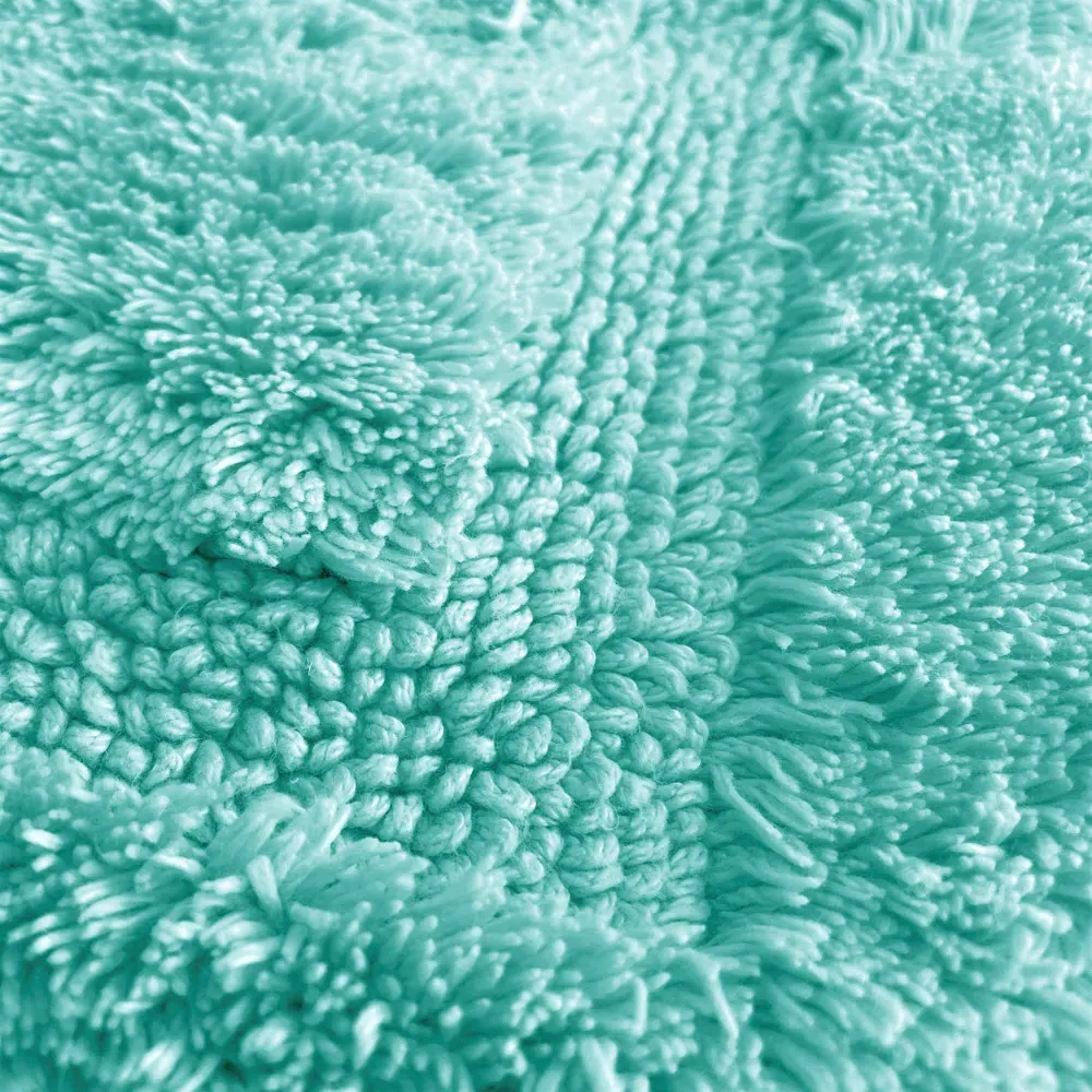 Marlborough Non-Slip Bath Mat - Blue, Bamboo Cotton