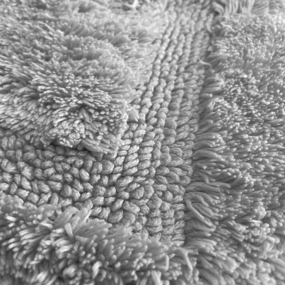 Marlborough Non-Slip Bath Mat - Silver, Bamboo Cotton