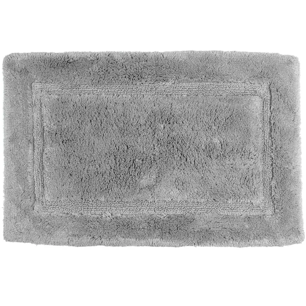 Marlborough Non-Slip Bath Mat - Silver, Bamboo Cotton