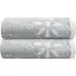 Marrakesh Sculpted Floral Hand Towel 2 Pack - Grey, Cotton