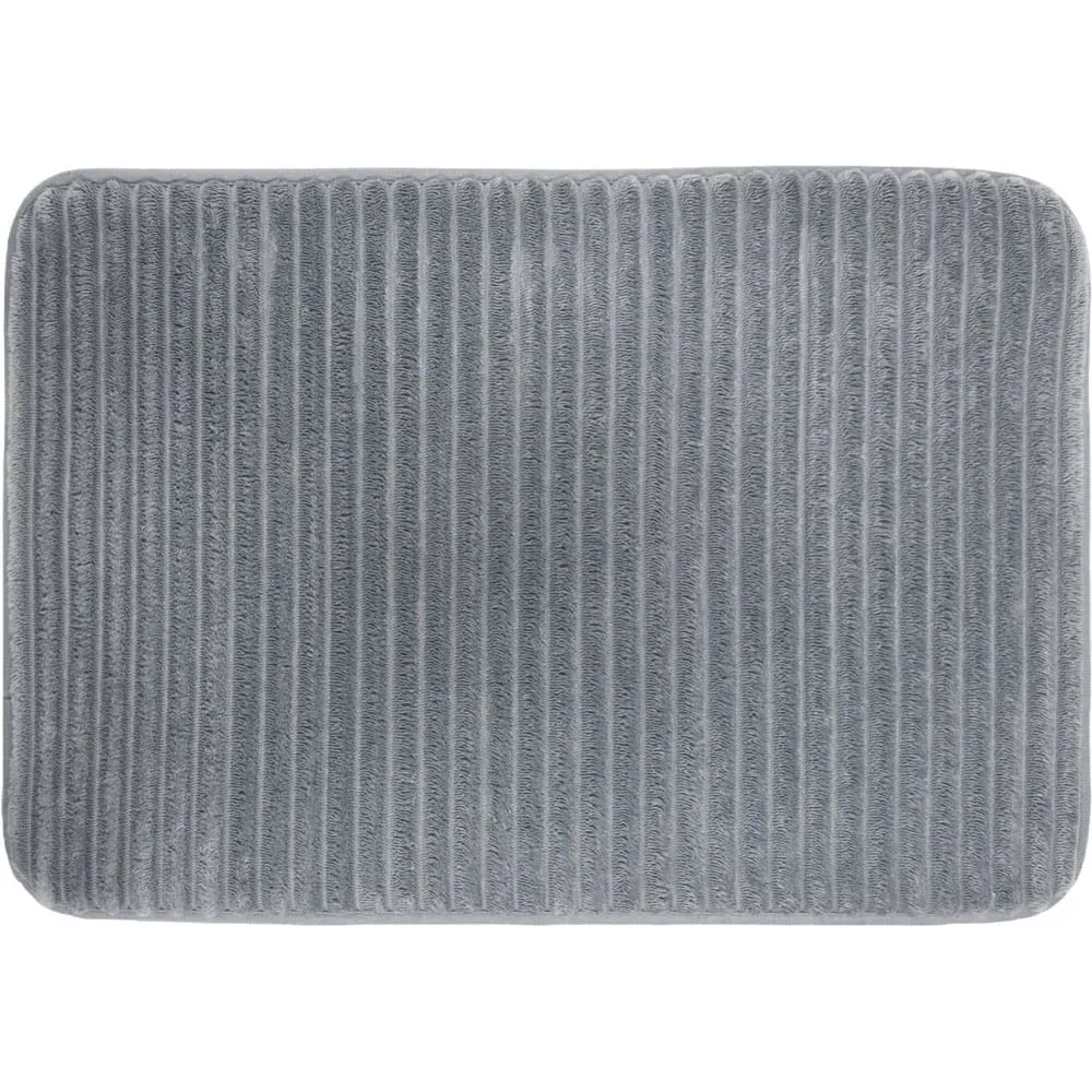 Memory Foam Bath Mat - Dark Grey image