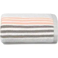 Merlin Striped Hand Towel - Pink, Cotton