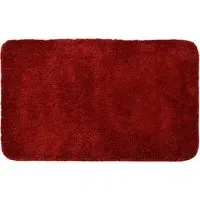 Microfibre Non-Slip Bath Mat - Wine Red