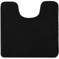 Microfibre Non-Slip Pedestal Mat - Black