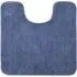 Microfibre Non-Slip Pedestal Mat - Blue