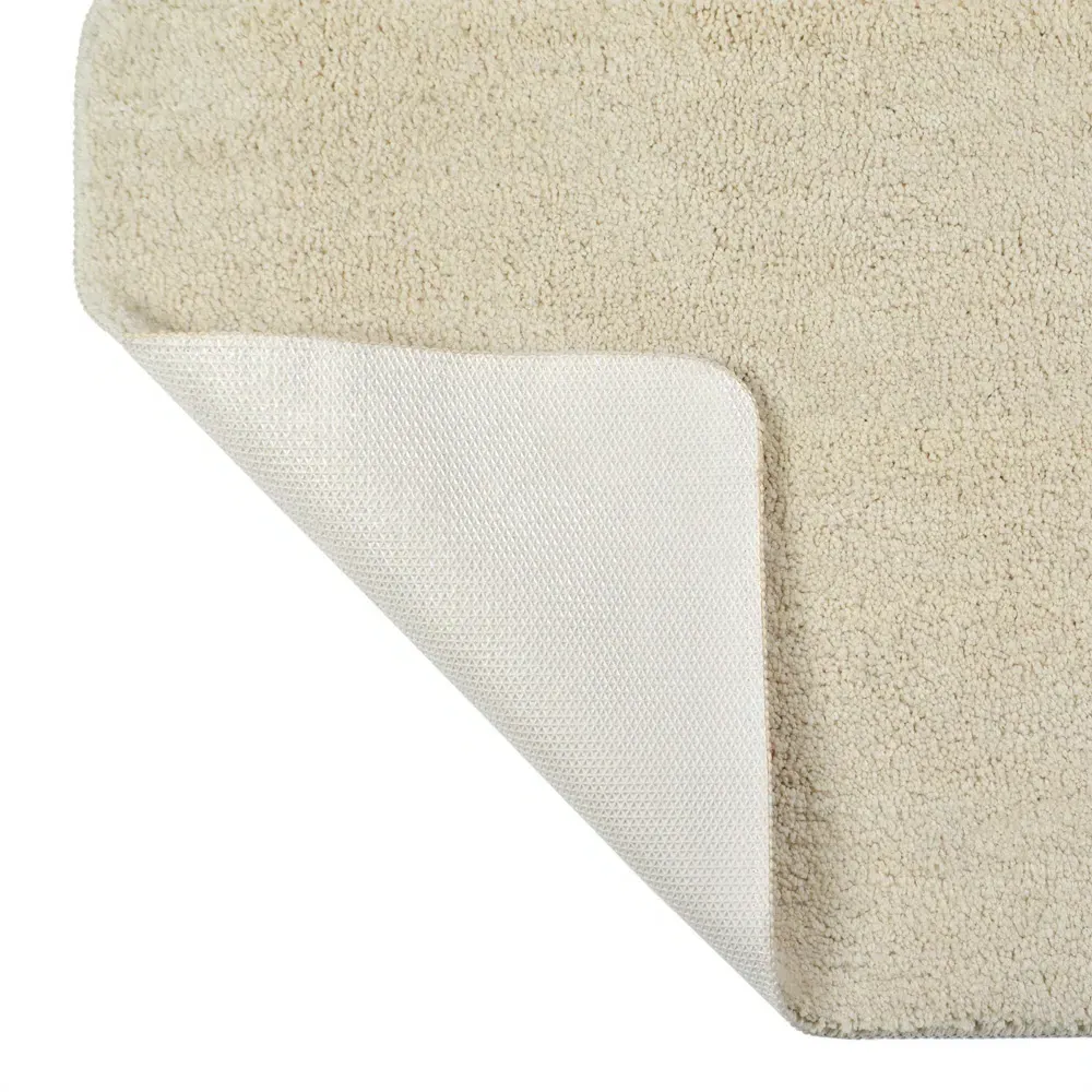 Microfibre Non-Slip Pedestal Mat - Cream