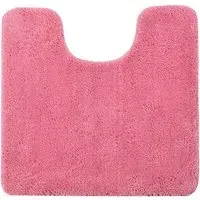 Microfibre Non-Slip Pedestal Mat - Rose Pink