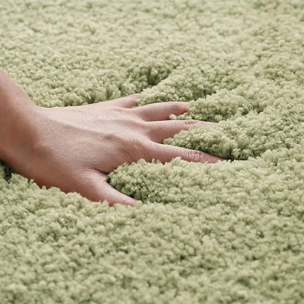 Microfibre Non-Slip Pedestal Mat - Sage Green