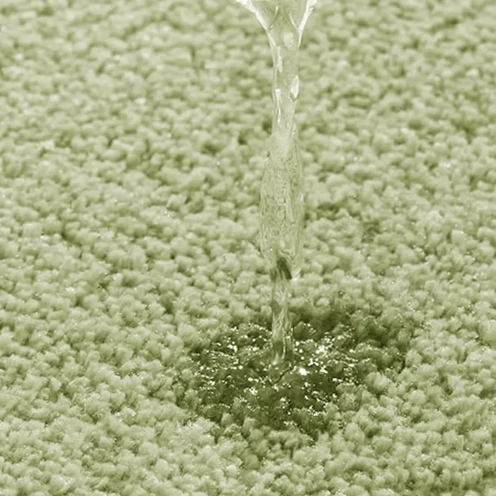 Microfibre Non-Slip Pedestal Mat - Sage Green