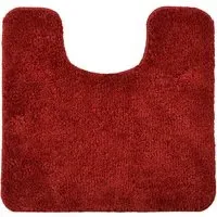 Microfibre Non-Slip Pedestal Mat - Wine Red