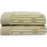 Pop Up Zero Twist Barcode Stripe Bath Towel 2 Pack - Green