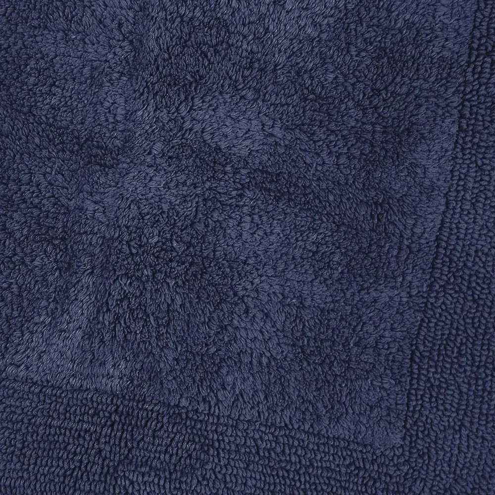 Reversible Pedestal Mat - Blue, Cotton