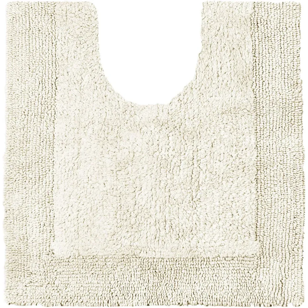 Reversible Pedestal Mat - Cream, Cotton